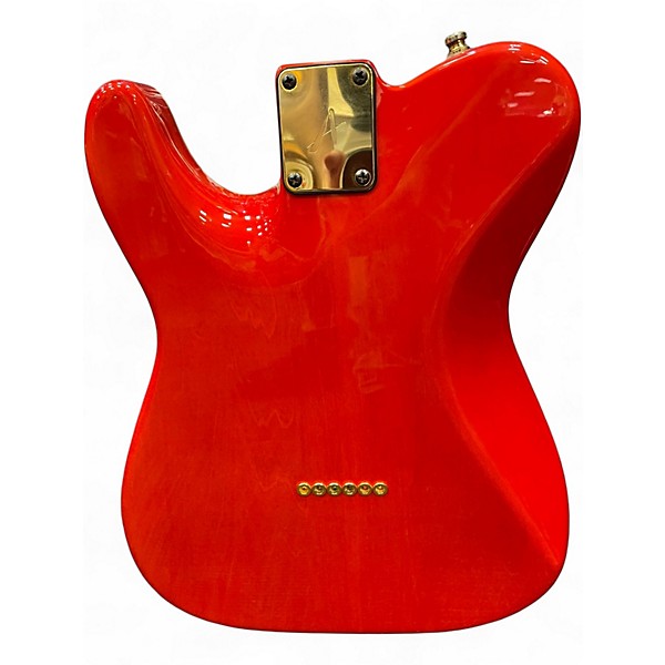 Used Tom Anderson Hollow T Classic Contoured 6120 Orange Hollow Body Electric Guitar