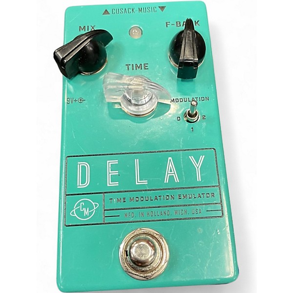 Used Cusack TIME MODULATION EMULATOR Effect Pedal