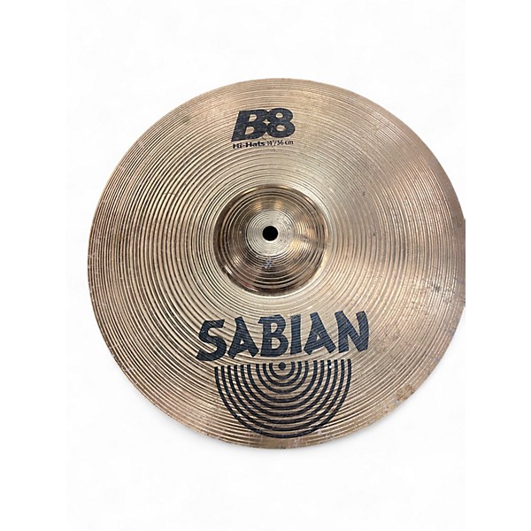 Used SABIAN 14in B8 Hi Hat Pair Cymbal