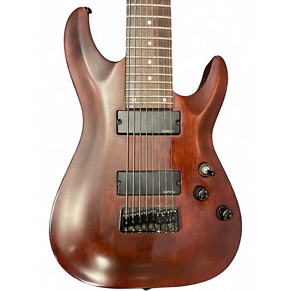 Used Schecter OMEN 8 NAT Solid Body Electric Guitar