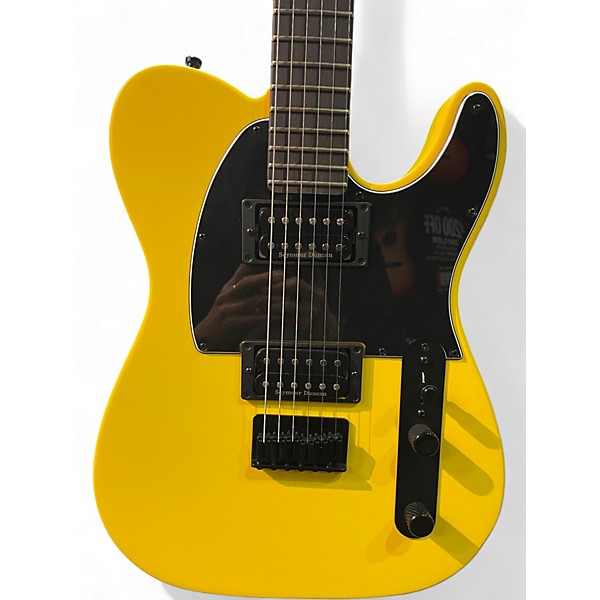Used 2024 Fender Player Telecaster HH Ferrari Yellow Solid Body Electric Guitar