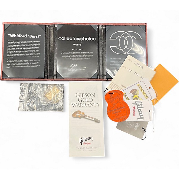 Used Gibson Collectors Choice 26 Brad Whitford 1959 Les Paul Whitford Burst Solid Body Electric Guitar