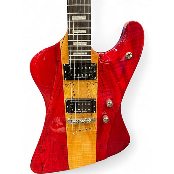 Used Diamond Dbz HELLFIRE Red Solid Body Electric Guitar