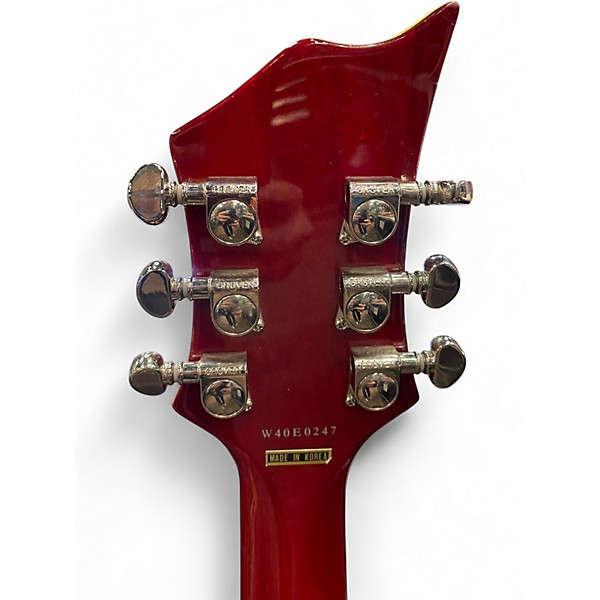 Used Diamond Dbz HELLFIRE Red Solid Body Electric Guitar