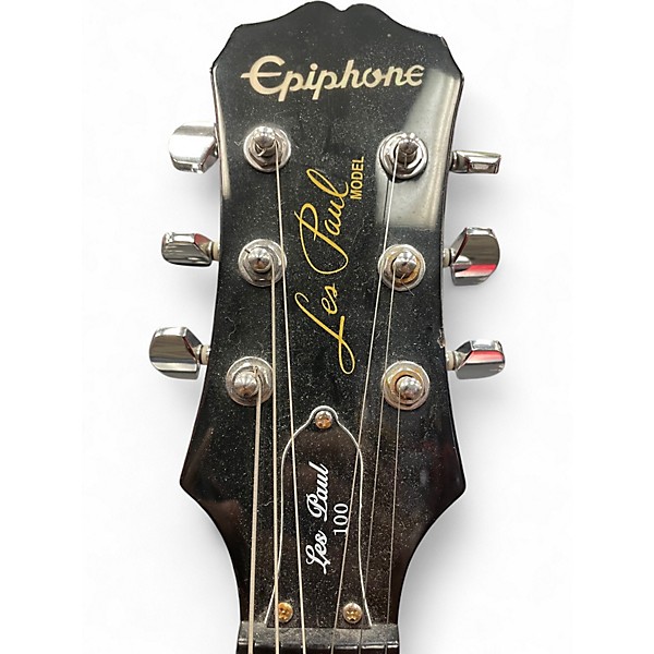 Used Epiphone Les Paul 100 Bolt On 2 Tone Sunburst Solid Body Electric Guitar