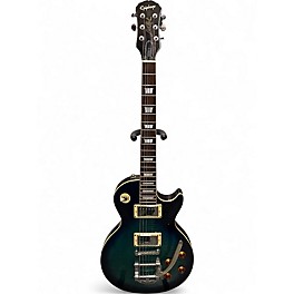 Used Epiphone Limited Edition Les Paul Standard Plus Top Bigsby Blue Burst Solid Body Electric Guitar