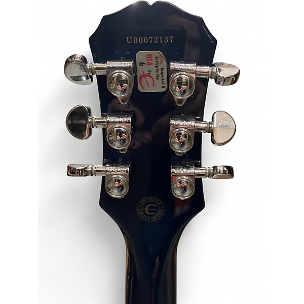 Used Epiphone Limited Edition Les Paul Standard Plus Top Bigsby Blue Burst Solid Body Electric Guitar