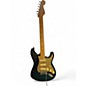 Used Fender American Ultra Stratocaster Black and Gold Solid Body Electric Guitar thumbnail