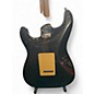 Used Fender American Ultra Stratocaster Black and Gold Solid Body Electric Guitar