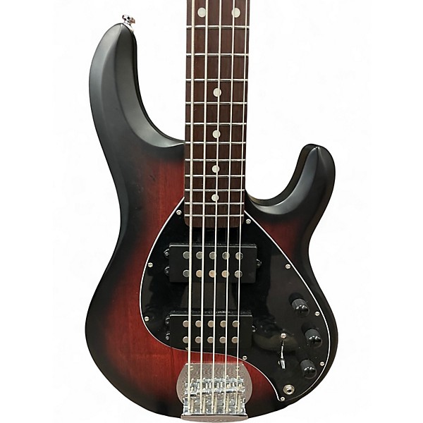Used Sterling by Music Man STINGRAY 5 VIOLIN BURST Electric Bass Guitar