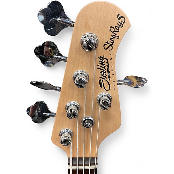 Used Sterling by Music Man STINGRAY 5 VIOLIN BURST Electric Bass Guitar