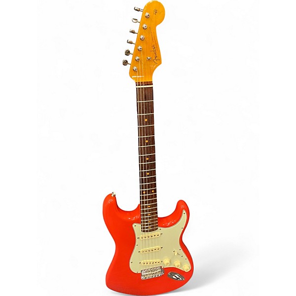 Used Fender 1961 american vintage ii strat Fiesta Red Solid Body Electric Guitar