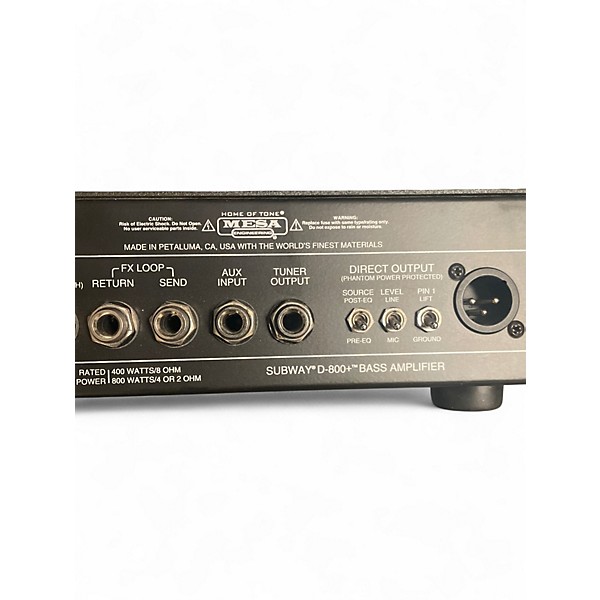 Used MESA/Boogie SUBWAY  Tube Bass Amp Head