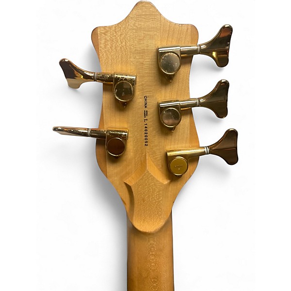 Used Ksd BURNER 5 Natural Electric Bass Guitar