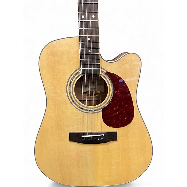 Used Zager ZAD-50CE Natural Acoustic Electric Guitar Natural