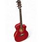 Used Taylor 214ce Red Dlx Red Acoustic Electric Guitar thumbnail