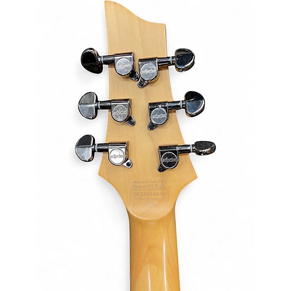 Used Schecter Guitar Research Omen Extreme 6 Floyd Rose Translucent Black Solid Body Electric Guitar