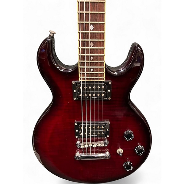 Used Schecter Guitar Research s-1+ Trans Red Solid Body Electric Guitar