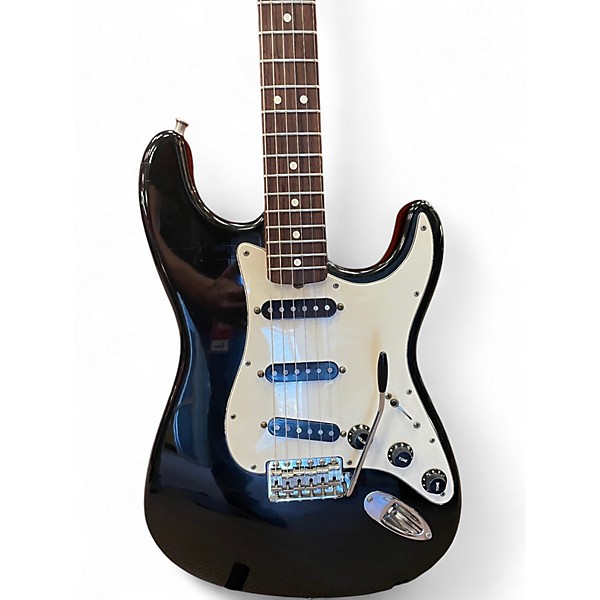 Vintage 1989 Fender vintage series 62 reissue Black Solid Body Electric Guitar