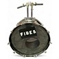 Vintage 1970s Fibes 4 Piece 	 Crystalite Black Drum Kit