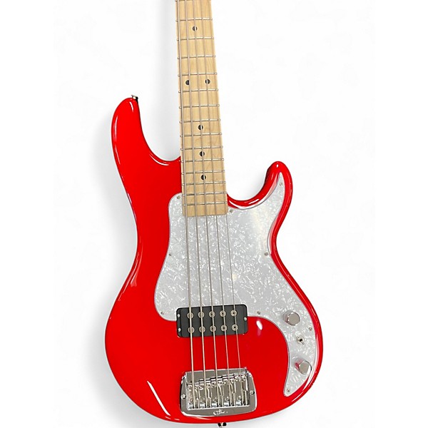 Used G&L Kiloton 5 Red Electric Bass Guitar
