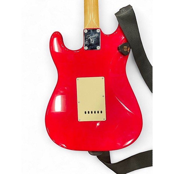 Used Squier stratocaster Dakota Red Solid Body Electric Guitar