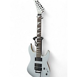 Used Jackson JS22 Dinky Silver Solid Body Electric Guitar