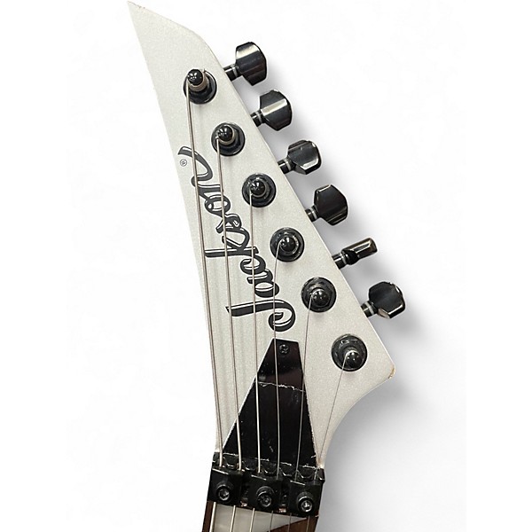 Used Jackson JS22 Dinky Silver Solid Body Electric Guitar