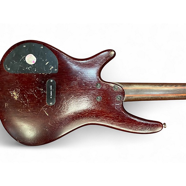 Used Ibanez SR505 5 String Brown Electric Bass Guitar