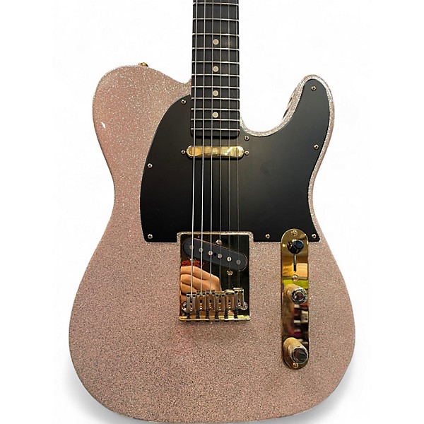 Used Fender Custom Shop LTD Super Custom Deluxe Telecaster Shell Pink Sparkle Solid Body Electric Guitar