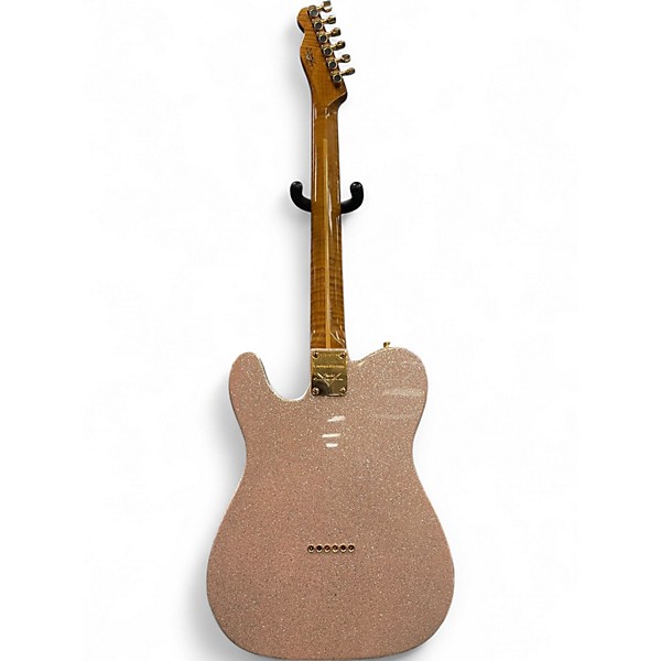 Used Fender Custom Shop LTD Super Custom Deluxe Telecaster Shell Pink Sparkle Solid Body Electric Guitar