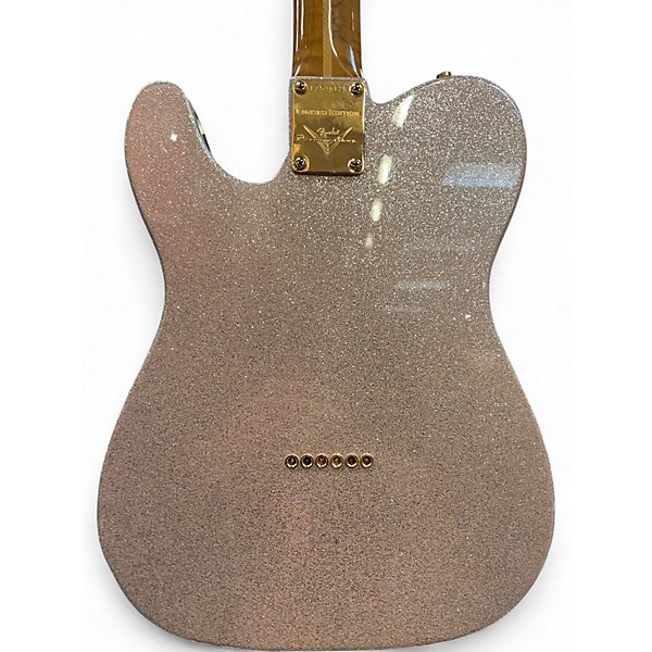 Used Fender Custom Shop LTD Super Custom Deluxe Telecaster Shell Pink Sparkle Solid Body Electric Guitar