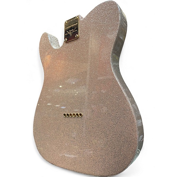 Used Fender Custom Shop LTD Super Custom Deluxe Telecaster Shell Pink Sparkle Solid Body Electric Guitar
