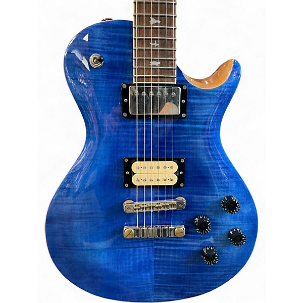 Used PRS SE Singlecut McCarty 594 Faded Blue Solid Body Electric Guitar
