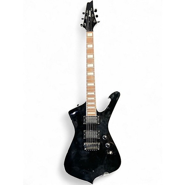 Used Ibanez IC500 Iceman Black Solid Body Electric Guitar