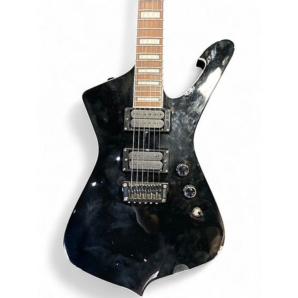 Used Ibanez IC500 Iceman Black Solid Body Electric Guitar