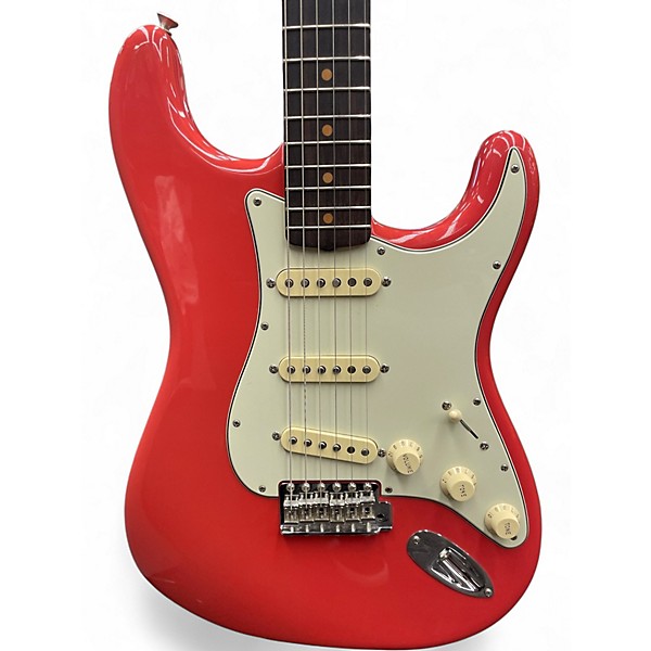 Used Fender American Vintage II STRATOCASTER Fiesta Red Solid Body Electric Guitar