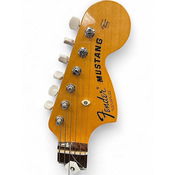 Used Fender Mustang Vintera II 70's Competition Orange Solid Body Electric Guitar