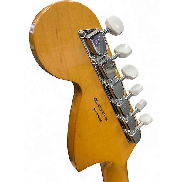 Used Fender Mustang Vintera II 70's Competition Orange Solid Body Electric Guitar