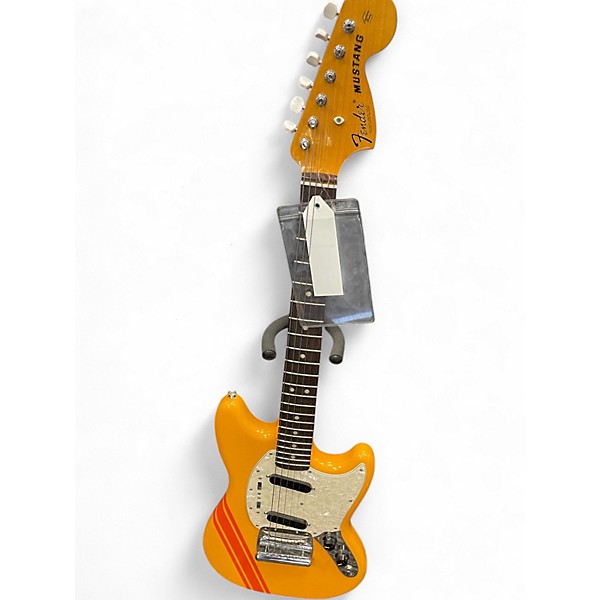 Used Fender Mustang Vintera II 70's Competition Orange Solid Body Electric Guitar