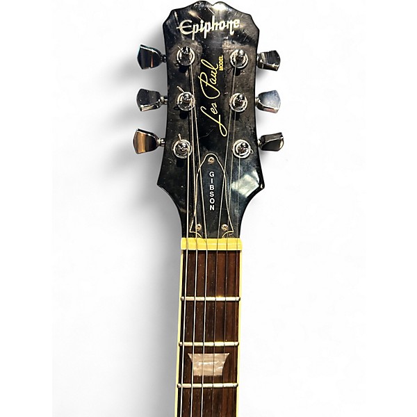 Used Epiphone Les Paul Standard Black Solid Body Electric Guitar