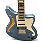 Used D'Angelico Premier Series Bedford SH Blue Solid Body Electric Guitar