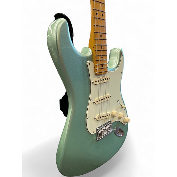 Used Fender American Professional Stratocaster SSS Surf Green Solid Body Electric Guitar
