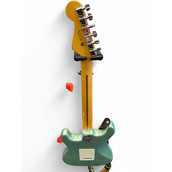 Used Fender American Professional Stratocaster SSS Surf Green Solid Body Electric Guitar