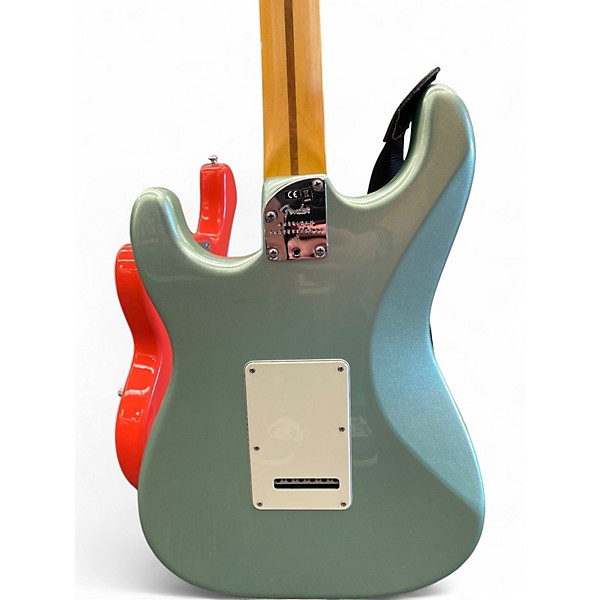 Used Fender American Professional Stratocaster SSS Surf Green Solid Body Electric Guitar