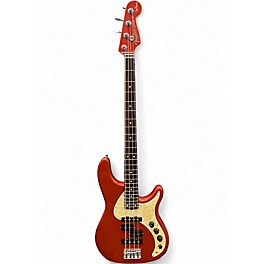 Used 2001 Fender Stu Hamm Urge II Red Sparkle Metallic Electric Bass Guitar