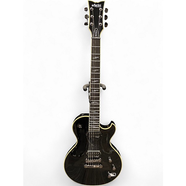 Used Schecter Guitar Research SOLO-II BLACKJACK Black Solid Body Electric Guitar