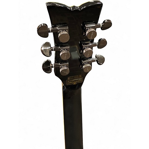 Used Schecter Guitar Research SOLO-II BLACKJACK Black Solid Body Electric Guitar