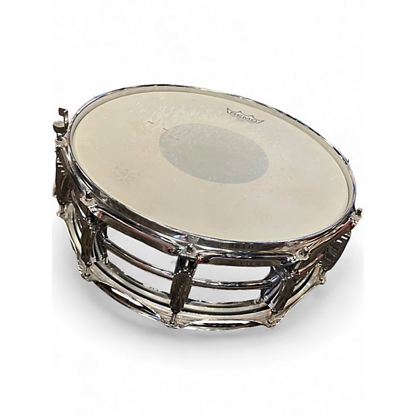 Used Ludwig 14X5 Supraphonic Snare Silver Drum