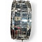 Used Ludwig 14X5 Supraphonic Snare Silver Drum